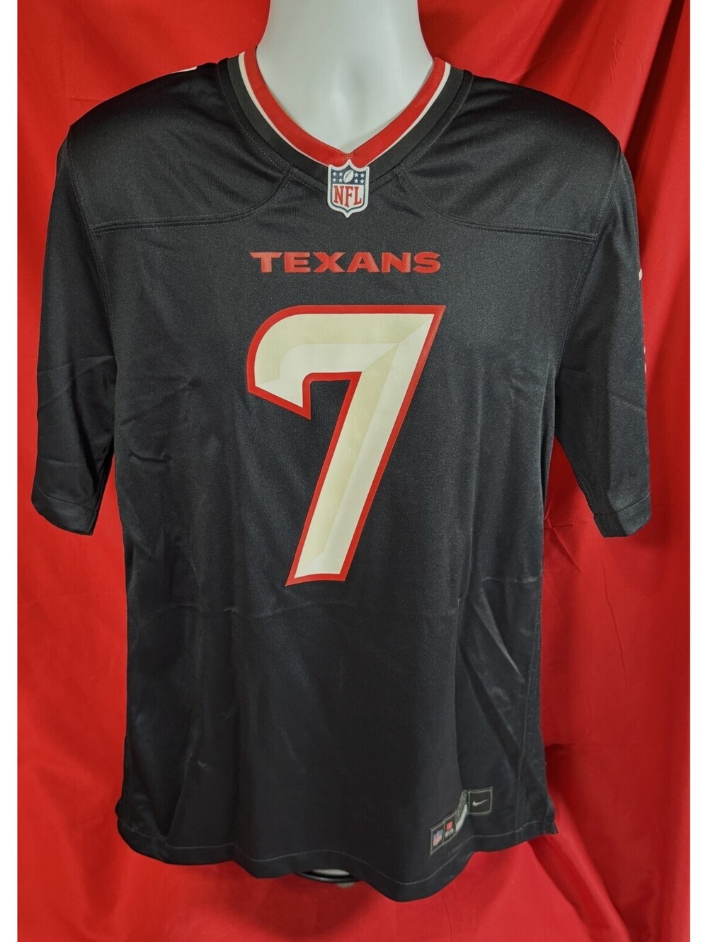 Nike C.J. Stroud Black Houston Texans On Field Game Jersey Mens Size M NWT